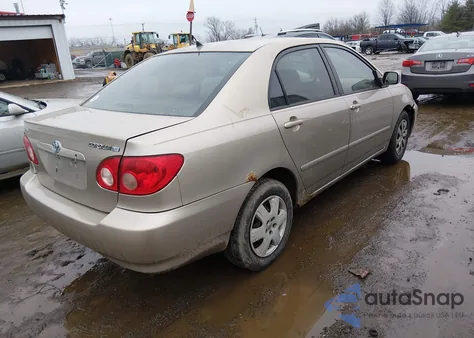 2005 Toyota Corolla Le from USA, damaged, VIN 2T1BR30E45C444023